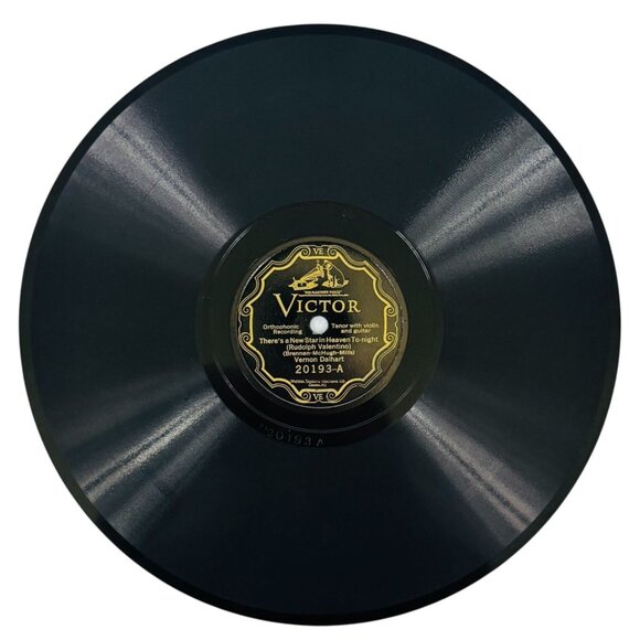 Vernon Dalhart Theres A New Star In Heaven Tonight 10in Shellac 78 Victor 20193 - Picture 1 of 4